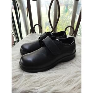 5221)Apex Men Biochemical Single Strap Black Casual Ambulatory B300 Shoes 10.5?